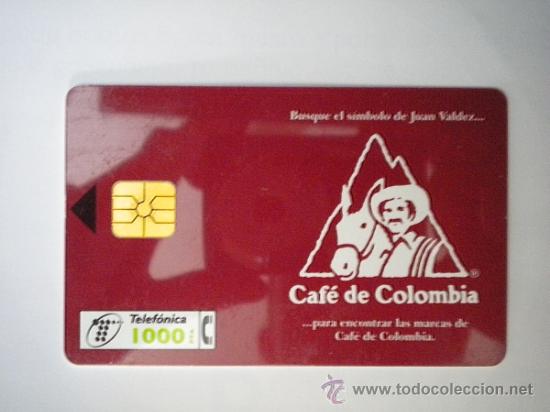 Sammlung von Telefonkarten: Tarjeta Telef&oacute;nica Caf&eacute; de Colombia