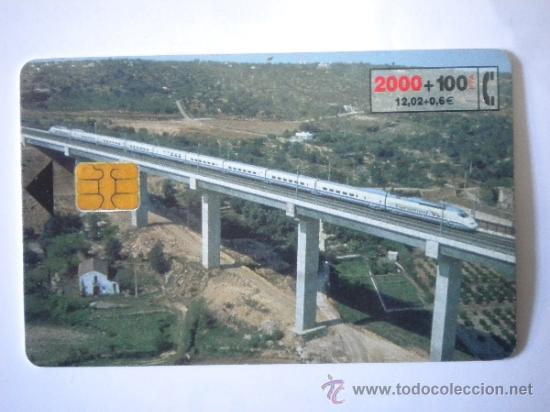 Cart&otilde;es de telefone de cole&ccedil;&atilde;o: Tarjeta Telef&oacute;nica Tren Euromet