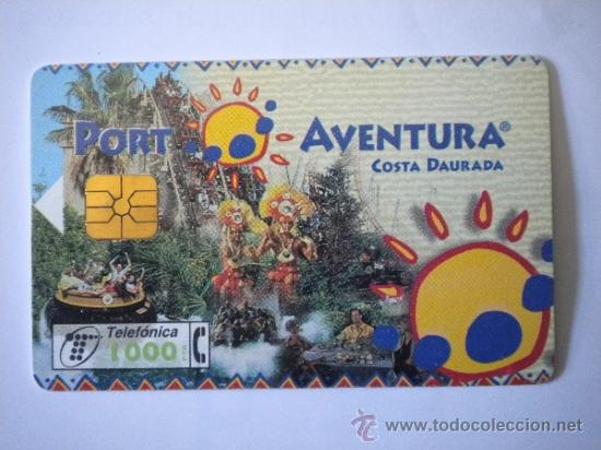 Cart&otilde;es de telefone de cole&ccedil;&atilde;o: Tarjeta Telef&oacute;nica Port Aventura