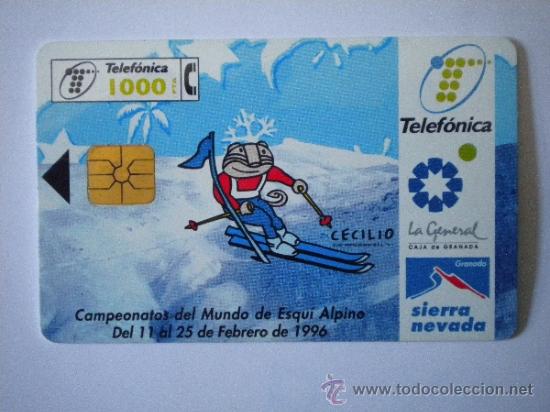 Cart&otilde;es de telefone de cole&ccedil;&atilde;o: Tarjeta Telef&oacute;nica Sierra Nevada