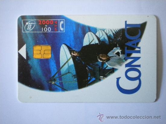 Cart&otilde;es de telefone de cole&ccedil;&atilde;o: Tarjeta Telef&oacute;nica Contact