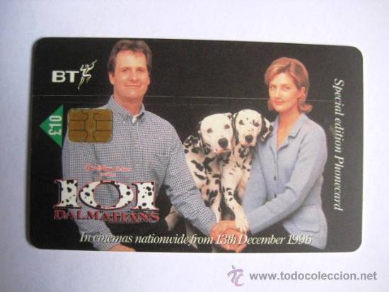 Tarjetas telef&oacute;nicas de colecci&oacute;n: INGLESA. 101 DALMATAS... ENVIO GRATIS&iexcl;&iexcl;&iexcl; - Foto 1