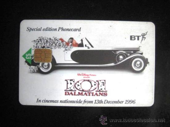 Carte telefoniche di collezione: INGLESA. 101 DALMATAS. 1996... ENVIO GRATIS&iexcl;&iexcl;&iexcl;