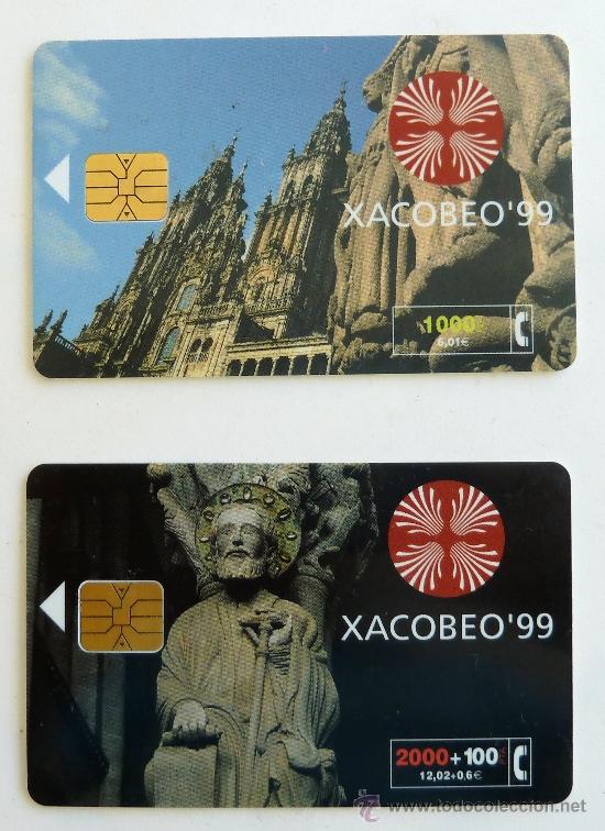 Tarjetas telef&oacute;nicas de colecci&oacute;n: TARJETAS TELEFONICA. XACOBEO,99. - Foto 1
