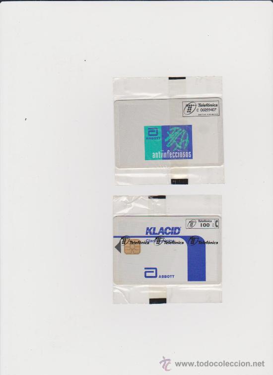 Carte telefoniche di collezione: TARJETA TELEFONICA - KLACID & ABBOTT - 100 PTS. NUEVA / PRECINTADA