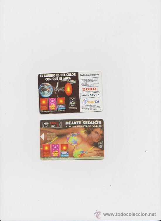 Carte telefoniche di collezione: TARJETA TELEFONICA - VIAJES - 2000+100 PTS. / SIN PRECINTO - 2 TARJETAS
