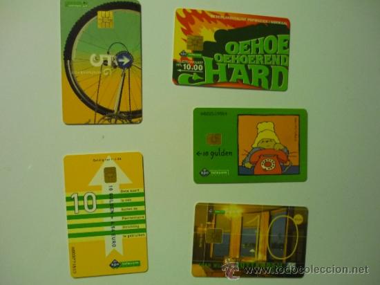 Collection telephone cards: LOTE TARJETAS TELEFONICAS EXTRANJERAS -CON CHIP