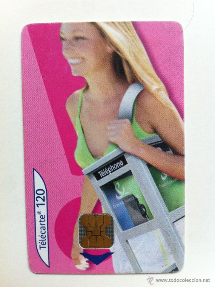 Collection telephone cards: TARJETA TELEF&Oacute;NICA T&Eacute;L&Eacute;CARTE 120. FRANCE TELECOM