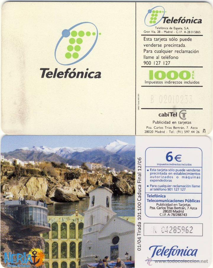 Tarjetas telef&oacute;nicas de colecci&oacute;n: DOS TARJETAS DE TELEFONICA.- - Foto 2