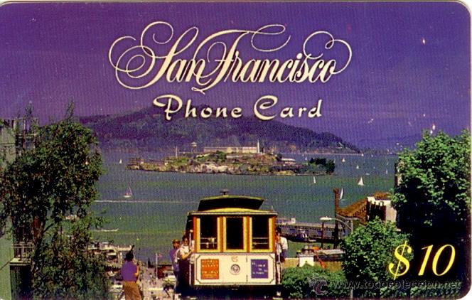 Collection telephone cards: Tarjeta telef&oacute;nica San Francisco - Estados Unidos 1997
