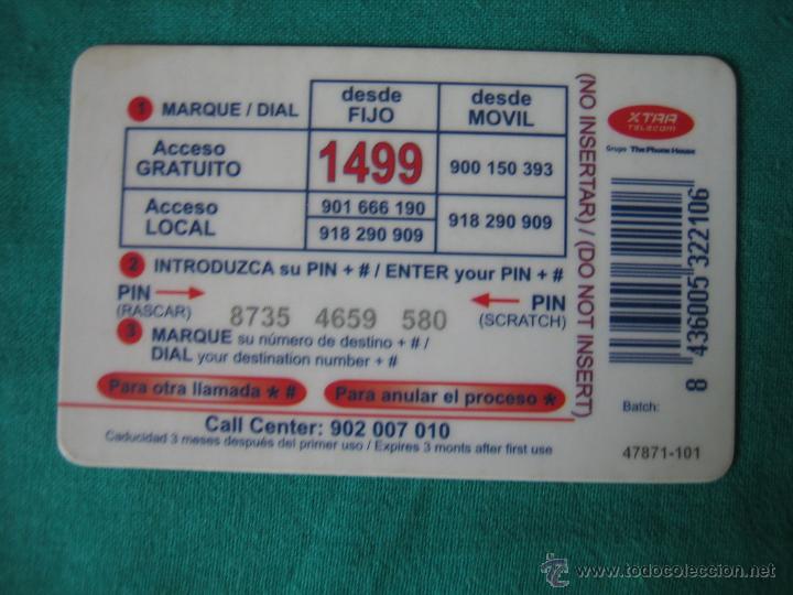Tarjetas telef&oacute;nicas de colecci&oacute;n: Tarjeta de tel&eacute;fono - Foto 2