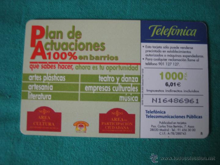 Tarjetas telef&oacute;nicas de colecci&oacute;n: Tarjeta de tel&eacute;fono - Foto 2