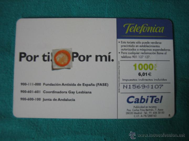 Tarjetas telef&oacute;nicas de colecci&oacute;n: Tarjeta de tel&eacute;fono - Foto 2
