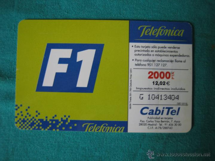 Tarjetas telef&oacute;nicas de colecci&oacute;n: Tarjeta de tel&eacute;fono - Foto 2