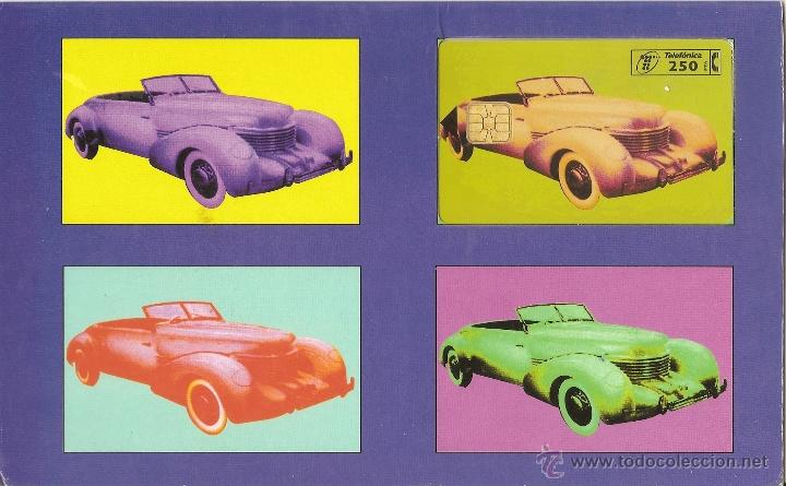 Collection telephone cards: FOLDER CARPETA TARJETA TELEFONICA ARTE MODERNO. NUEVA. 250 PESETAS.