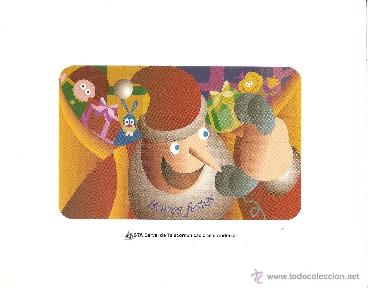 Collection telephone cards: FOLDER CARPETA TARJETA TELEFONICA DE ANDORRA.NAVIDAD 1997. NUEVA.