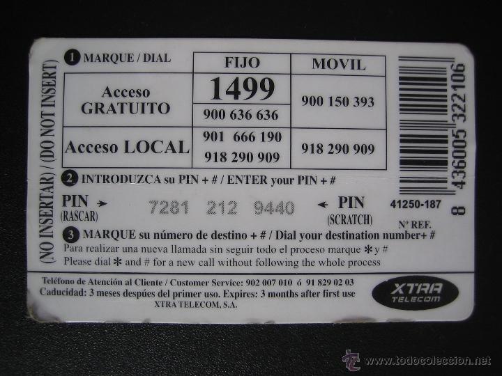 Tarjetas telef&oacute;nicas de colecci&oacute;n: Tarjeta telef&oacute;nica - Foto 2