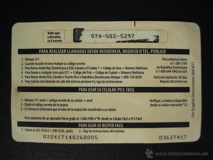 Tarjetas telef&oacute;nicas de colecci&oacute;n: Tarjeta telef&oacute;nica - Foto 2