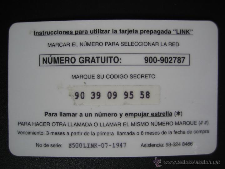 Tarjetas telef&oacute;nicas de colecci&oacute;n: Tarjeta telef&oacute;nica - Foto 2