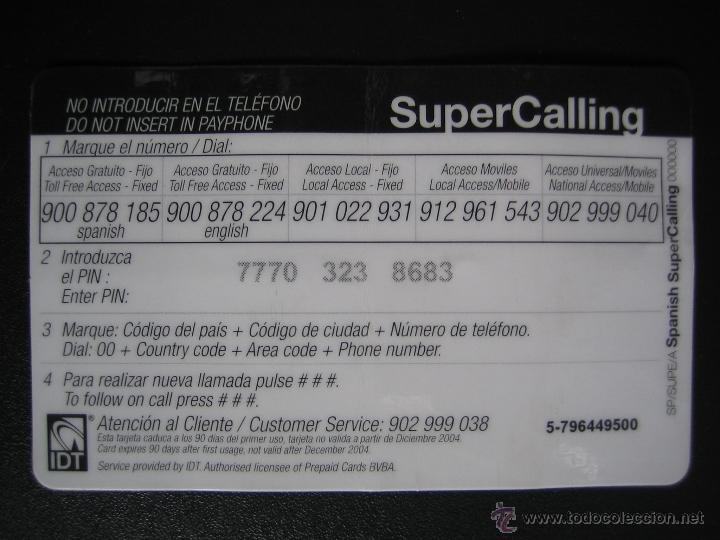 Tarjetas telef&oacute;nicas de colecci&oacute;n: Tarjeta telef&oacute;nica - Foto 2