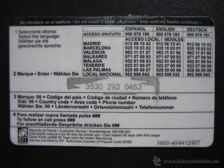 Tarjetas telef&oacute;nicas de colecci&oacute;n: Tarjeta telef&oacute;nica - Foto 2