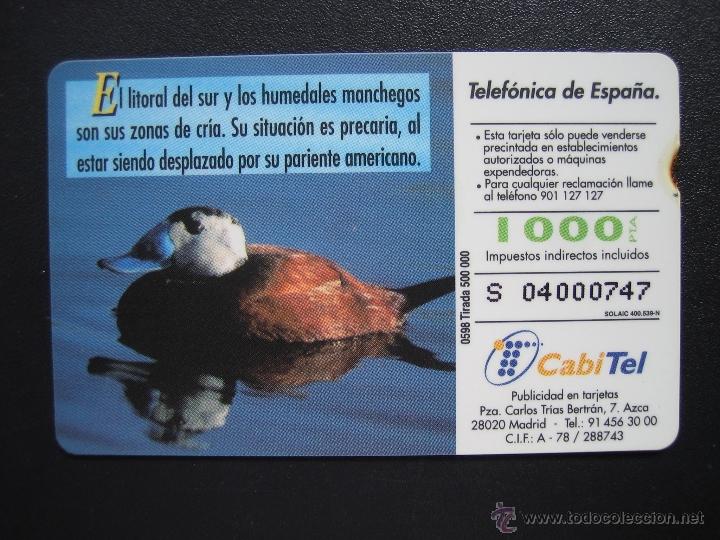 Tarjetas telef&oacute;nicas de colecci&oacute;n: Tarjeta telef&oacute;nica - Foto 2
