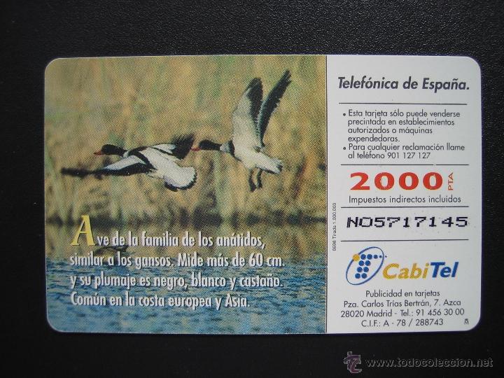 Tarjetas telef&oacute;nicas de colecci&oacute;n: Tarjeta telef&oacute;nica - Foto 2