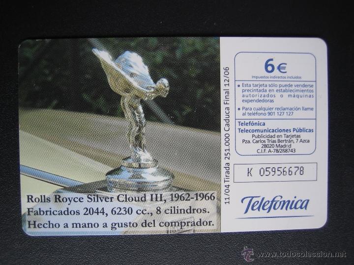 Tarjetas telef&oacute;nicas de colecci&oacute;n: Tarjeta telef&oacute;nica - Foto 2