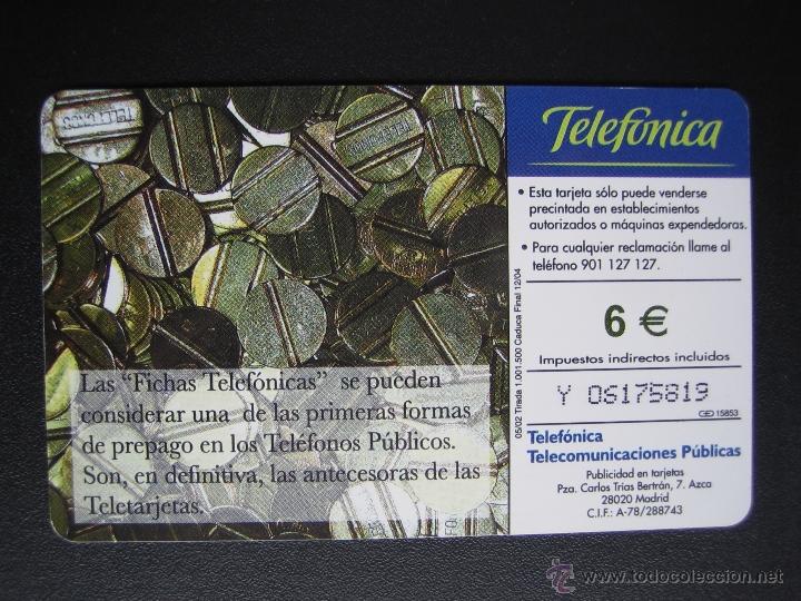 Tarjetas telef&oacute;nicas de colecci&oacute;n: Tarjeta telef&oacute;nica - Foto 2