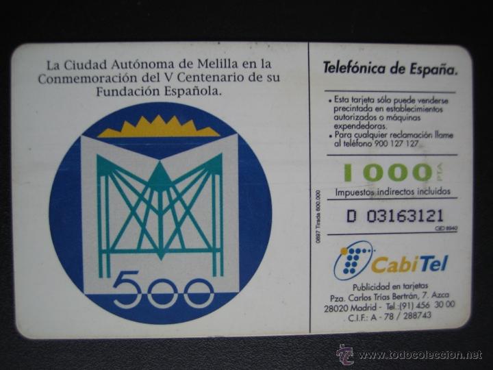 Tarjetas telef&oacute;nicas de colecci&oacute;n: Tarjeta telef&oacute;nica - Foto 2