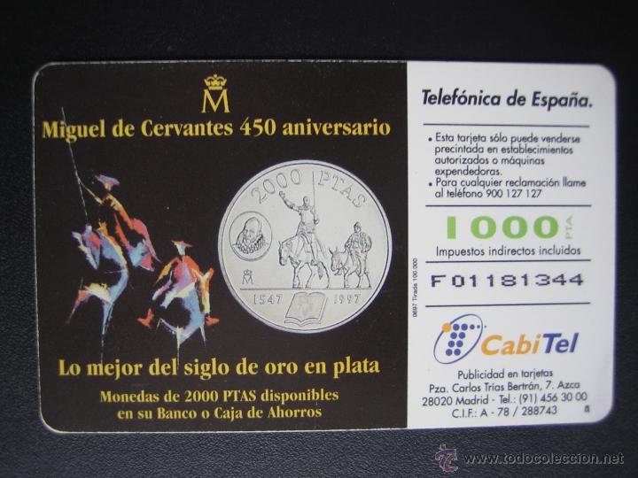Tarjetas telef&oacute;nicas de colecci&oacute;n: Tarjeta telef&oacute;nica - Foto 2