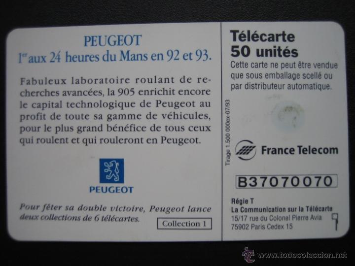 Tarjetas telef&oacute;nicas de colecci&oacute;n: Tarjeta telef&oacute;nica - Foto 2