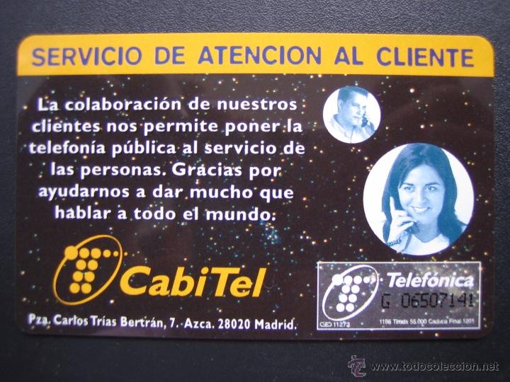 Tarjetas telef&oacute;nicas de colecci&oacute;n: Tarjeta telef&oacute;nica - Foto 2
