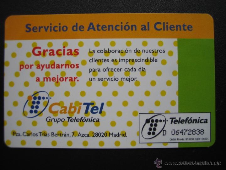 Tarjetas telef&oacute;nicas de colecci&oacute;n: Tarjeta telef&oacute;nica - Foto 2