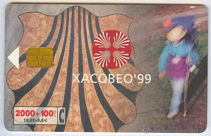 Collection telephone cards: TARJETA TELEFONICA XACOBEO 99