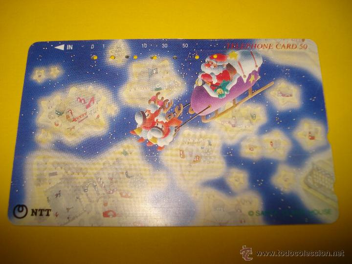 Collection telephone cards: Antigua Tarjeta Usada de Telefonos - Compa&ntilde;ia NTT de JAP&Oacute;N - A&ntilde;o 1993