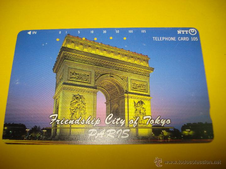 Collection telephone cards: Antigua Tarjeta Usada de Telefonos - Compa&ntilde;ia Telefonica NTT de JAP&Oacute;N - A&ntilde;o 1994