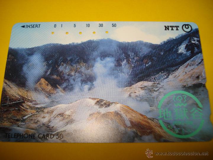 Collection telephone cards: Antigua Tarjeta Usada de Telefonos - Compa&ntilde;ia Telefonica NTT de JAP&Oacute;N - A&ntilde;o 1990