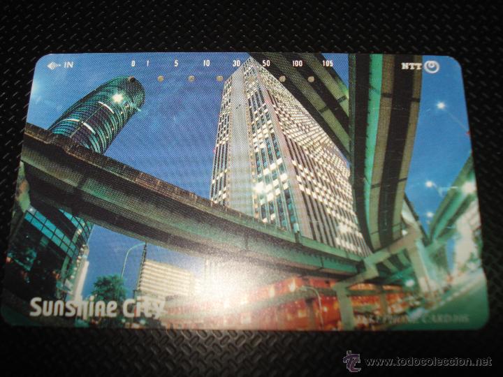 Tarjetas telef&oacute;nicas de colecci&oacute;n: Antigua Tarjeta Usada de Telefonos - Compa&ntilde;ia Telefonica NTT de JAP&Oacute;N - A&ntilde;o 1990.