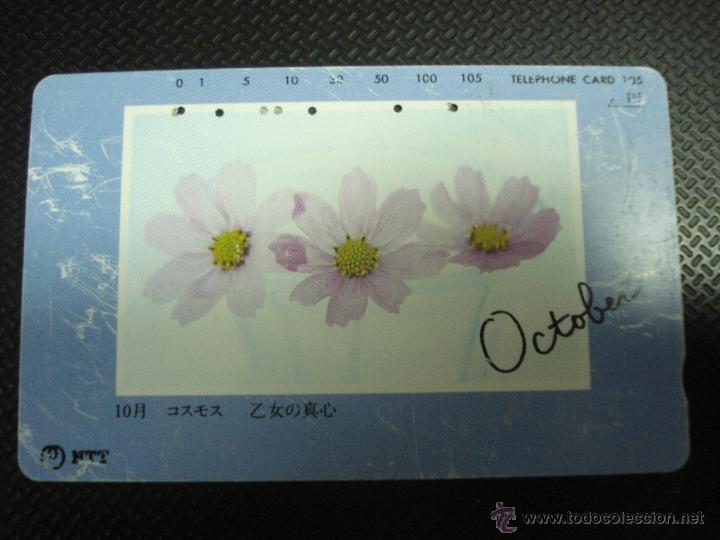 Tarjetas telef&oacute;nicas de colecci&oacute;n: Antigua Tarjeta Usada de Telefonos - Compa&ntilde;ia Telefonica NTT de JAP&Oacute;N - A&ntilde;o 1991