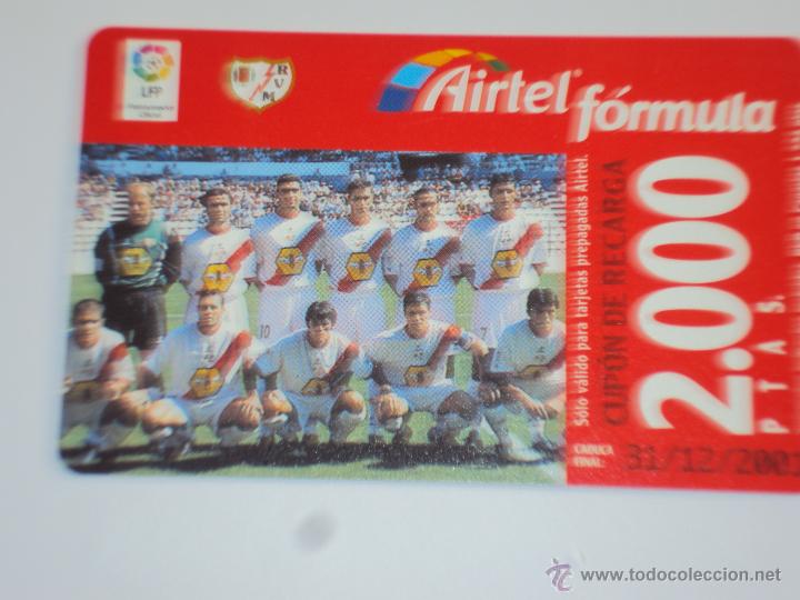 Carte telefoniche di collezione: Rayo Vallecano 2001 - 2002.