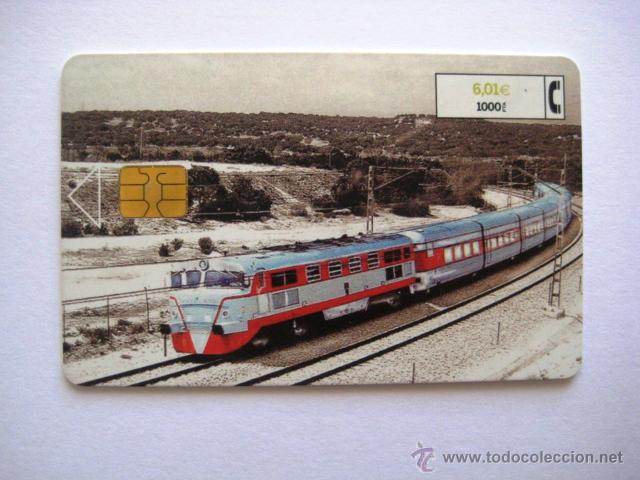 Carte telefoniche di collezione: TARJETA TELEFONICA.1000 PESETAS. TREN. A&Ntilde;0 2000. .