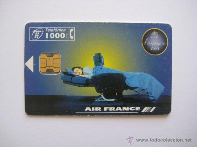 Carte telefoniche di collezione: TARJETA TELEFONICA.1000 PESETAS. AIR FRANCE. A&Ntilde;OS 90. .