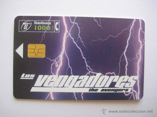 Carte telefoniche di collezione: TARJETA TELEFONICA.1000 PESETAS. LOS VENGADORES.  A&Ntilde;OS 90. .