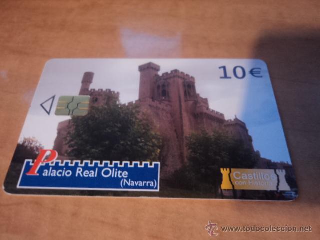 Carte telefoniche di collezione: Tarjeta telef&oacute;nica del Palacio Real de Olite, Navarra. Castillos con historia. 10 &euro;