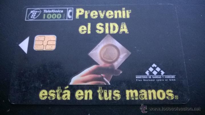 Tarjetas telef&oacute;nicas de colecci&oacute;n: TARJETA TELEFONICA SIDA - Foto 1
