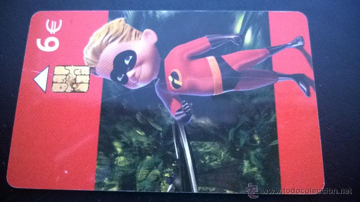 Tarjetas telef&oacute;nicas de colecci&oacute;n: TARJETA TELEFONICA LOS INCREIBLES - Foto 1