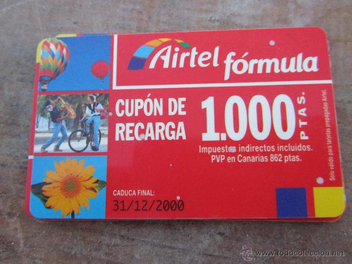 Tarjetas telef&oacute;nicas de colecci&oacute;n: TARJETA AIRTEL - Foto 1