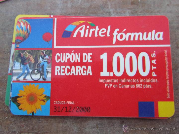 Tarjetas telef&oacute;nicas de colecci&oacute;n: TARJETA AIRTEL - Foto 1