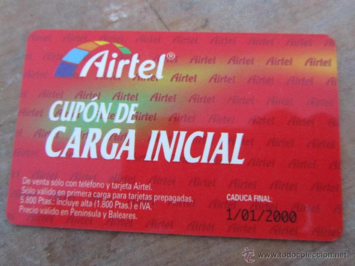 Tarjetas telef&oacute;nicas de colecci&oacute;n: TARJETA AIRTEL - Foto 1